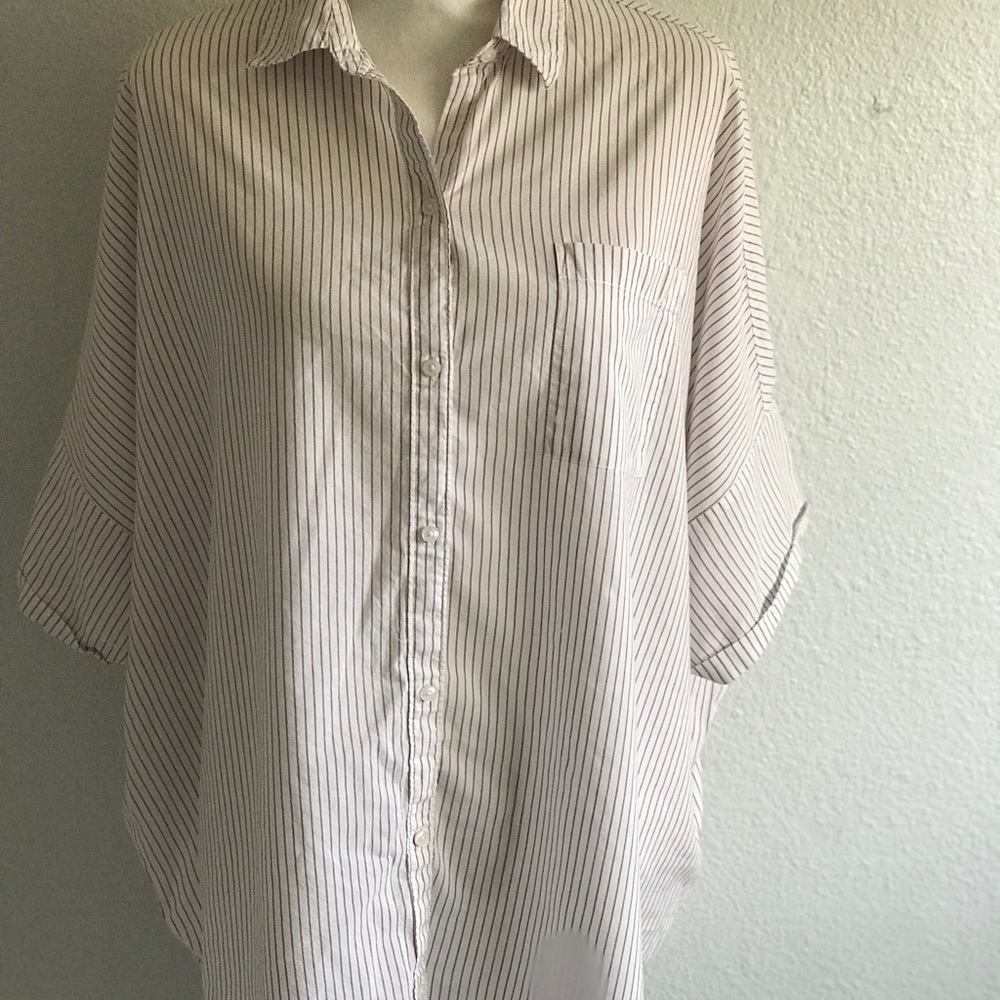 • a&f oversized button-up • - Picture 4 of 4